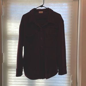 Jersey button down from anthropologie’s t.la line.